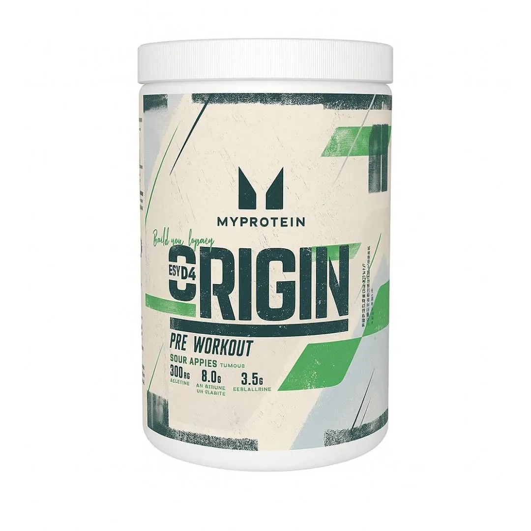 MyProtein Origin Pre-Workout 600 g sour apples