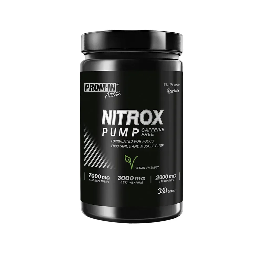 Prom-In Nitrox Pump Caffeine Free 338 g malina citron
