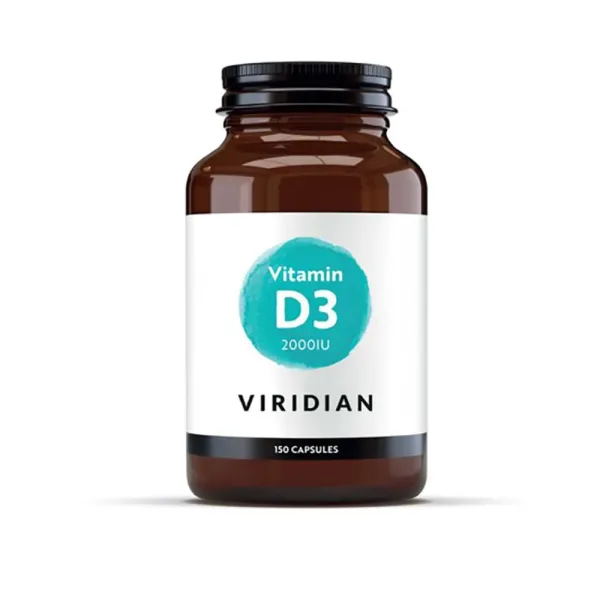Viridian Vitamin D3 2000 IU  150 cps