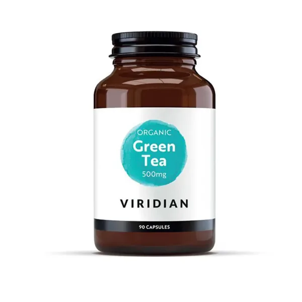 Viridian 100% Organic Green Tea 90 kapslí