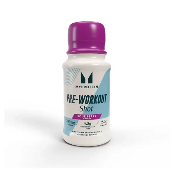 MyProtein PreWorkout Shot sour berry 60 ml