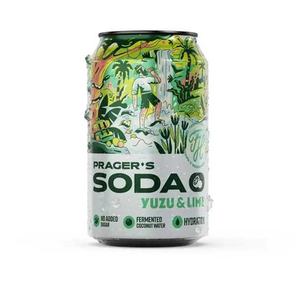 Prager's Soda yuzu lime 330 ml