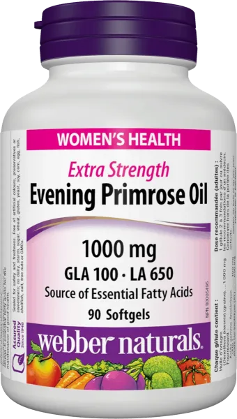 WEBBER PUPALKY DVOULETÉ 1000 MG (NATURALS EVENING PRIMROSE OIL) CPS 1X90 KS