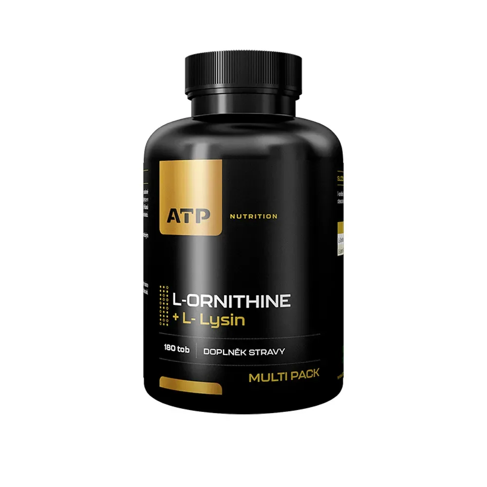 ATP Nutrition L-Ornithine + L-Lysin 180 tob