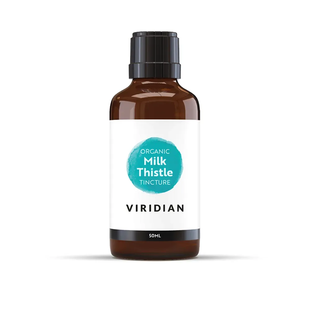 Viridian Milk Thistle Tincture 50 ml Organic (Ostropestřec mariánský tinktura Bio)