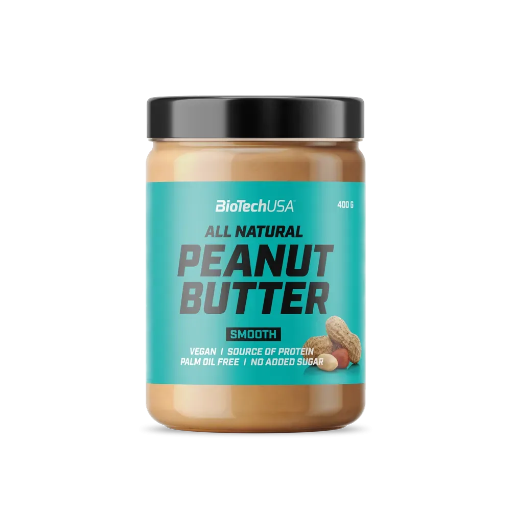 BioTech Peanut Butter 400 g crunchy