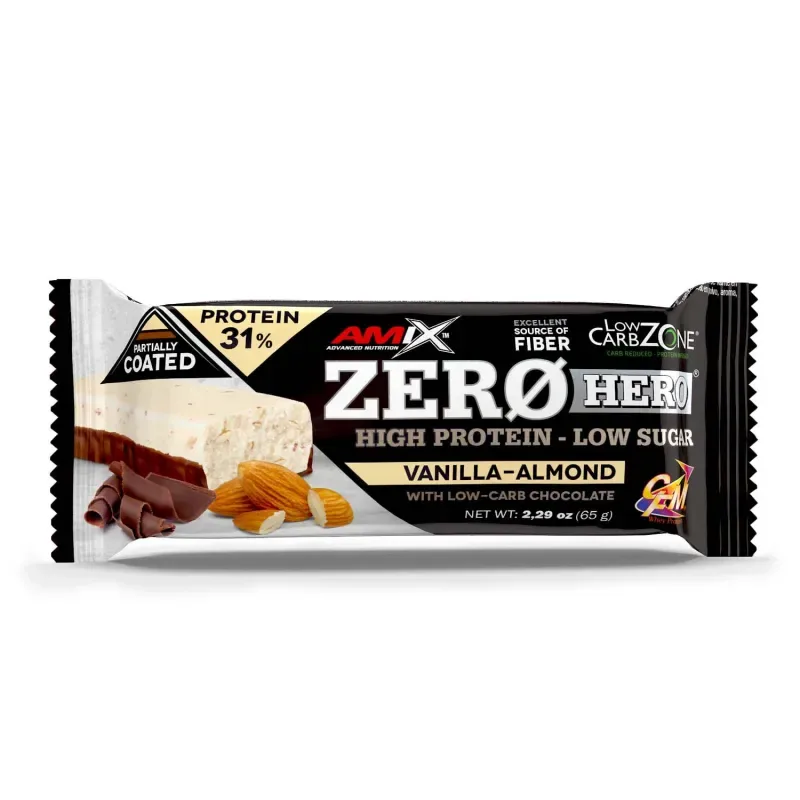 Amix Zero Hero 31% Protein Bar 65 g double chocolate