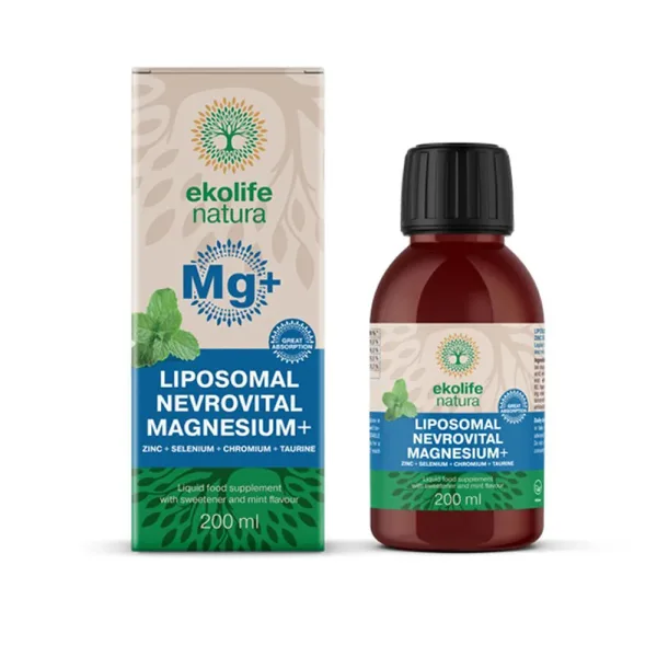 Ekolife Natura Liposomal Magnesium+ 200 ml (Lipozomální hořčík)