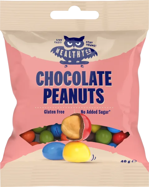 HealthyCo Chocolate Peanuts 40 g