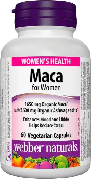 Webber Naturals Maca pro ženy 60 kapslí
