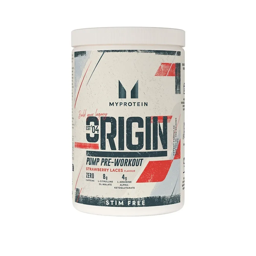 MyProtein Origin Pre-Workout Stim Free orange mango 600 g
