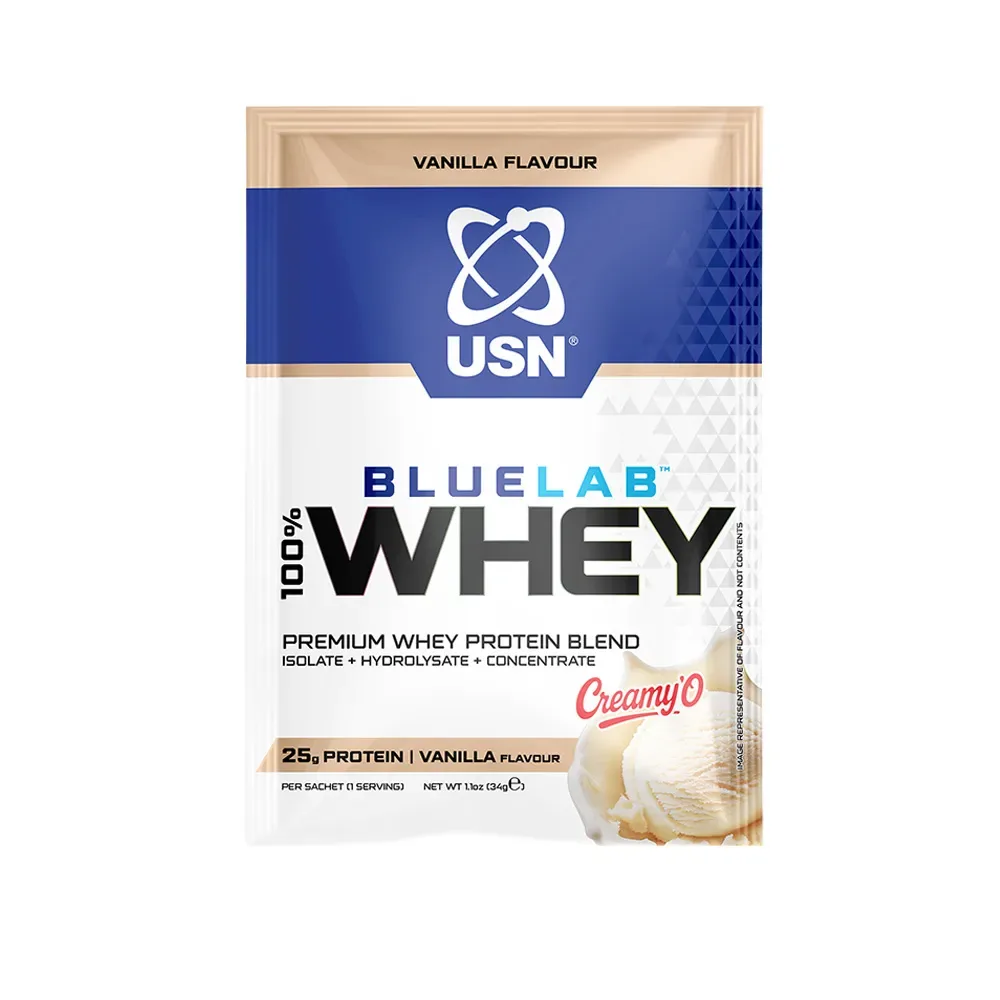 USN BlueLab 100% Whey Protein Premium 34 g slaný karamel