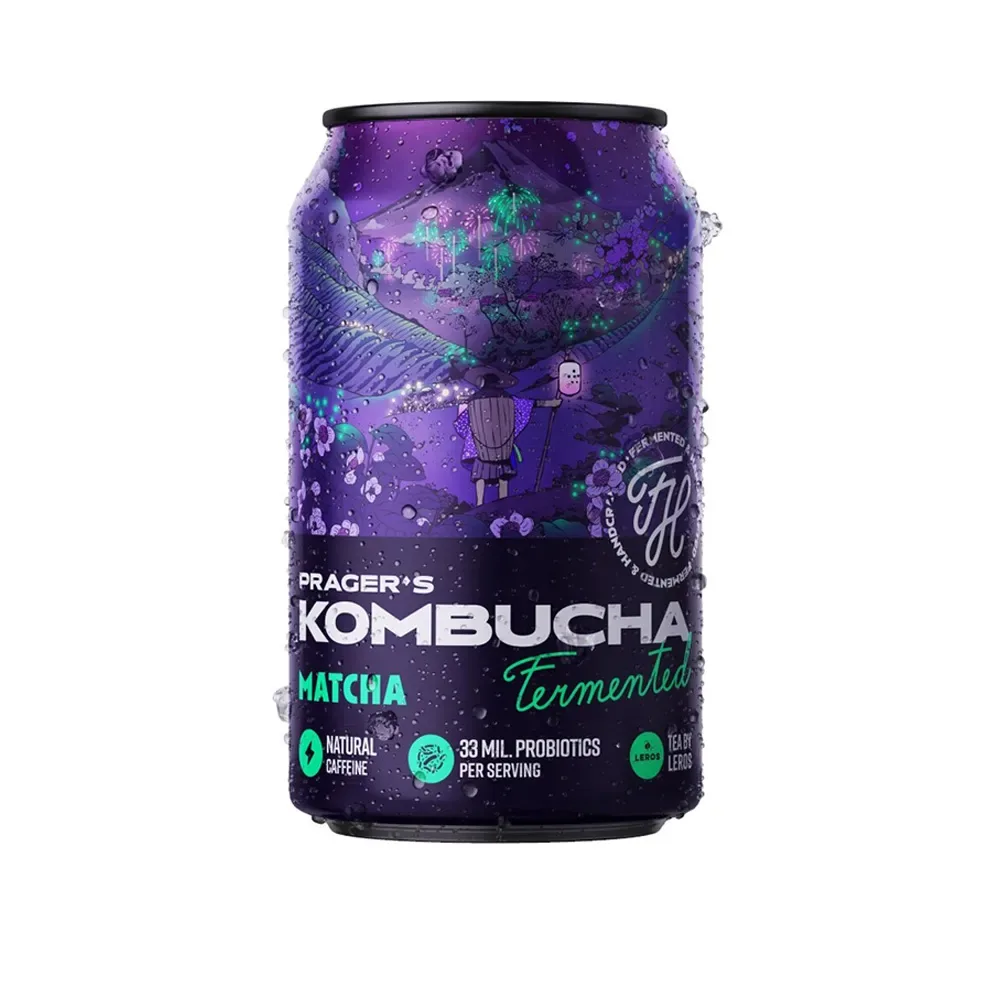 Prager's Kombucha 330 ml matcha
