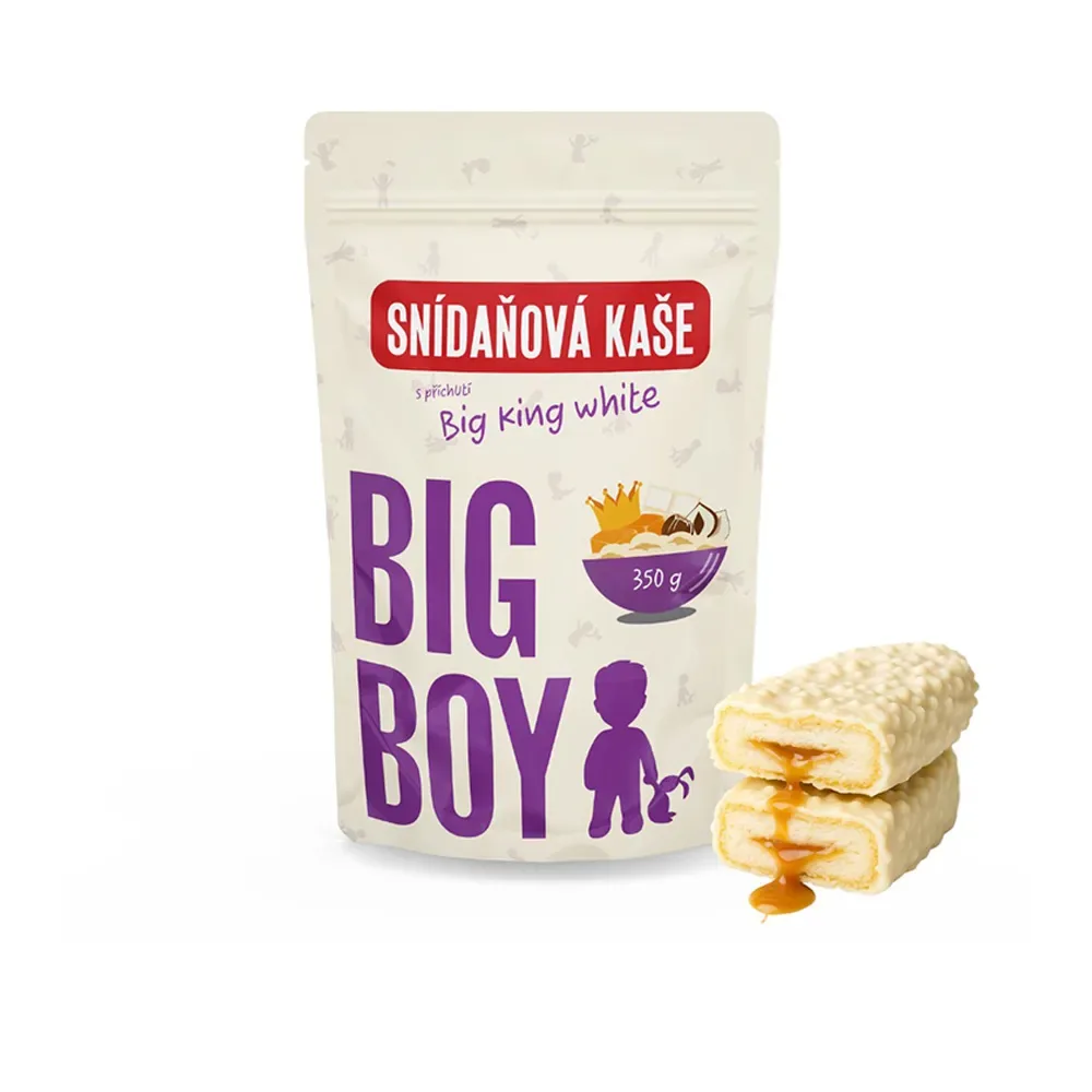Big Boy Snídaňová Kaše 350 g Big King White