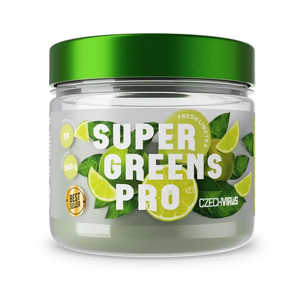 Czech Virus Super Greens Pro V2.0 lesní ovoce 360 g