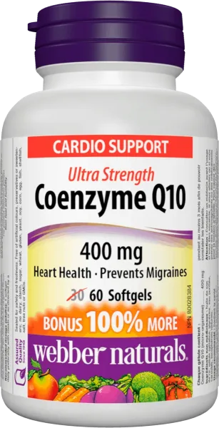 Webber Naturals Coenzyme Q10 400 mg 60 cps