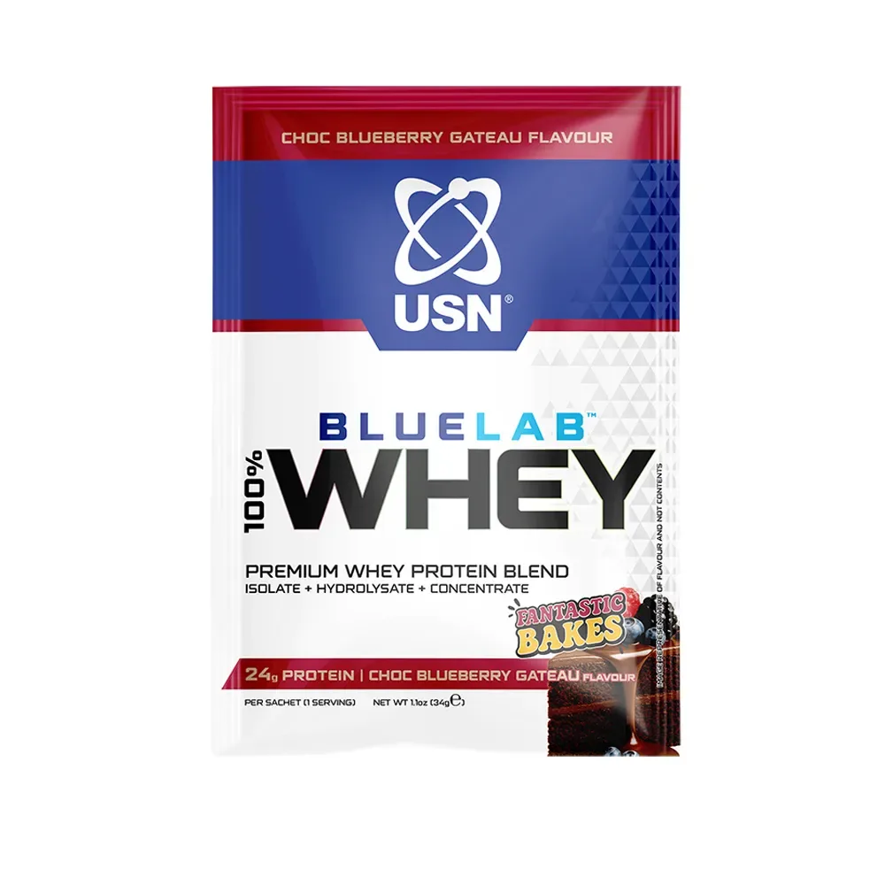 USN BlueLab 100% Whey Protein Premium 34 g slaný karamel