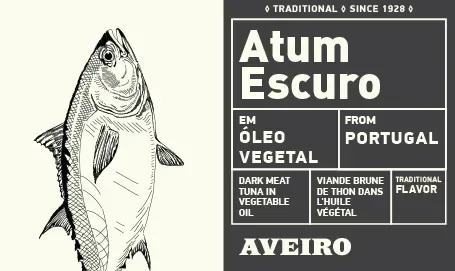 Aveiro Tmavé maso z tuňáka v rostlinném oleji 120g